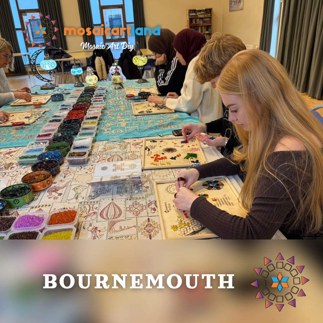 Craft Workshop Make Mosaic Lamp in Bournemouth