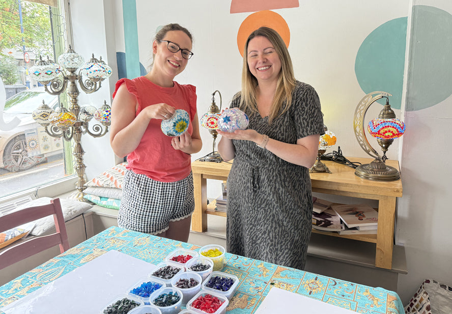Best Mosaic Lamp Craft Course in LONDON – Create Light, Culture &amp; Art