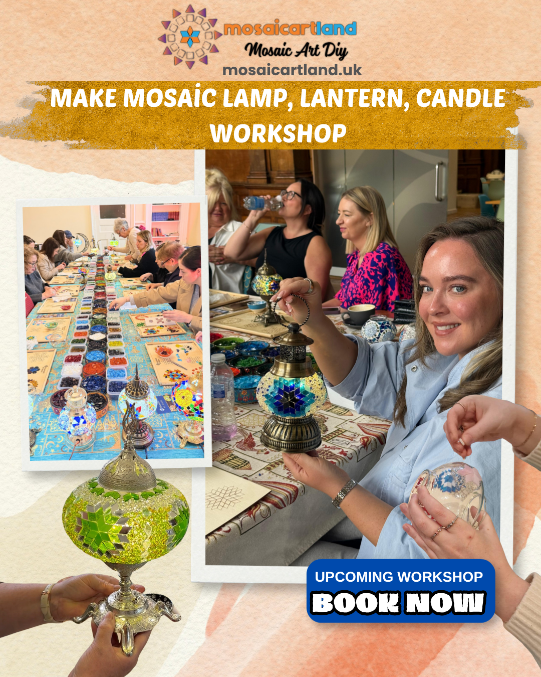 Make Original Turkish Lamp in Oxford | Mosaic Workshop