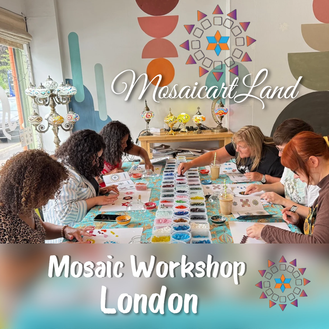 Craft Workshop Make Mosaic Lamp in London