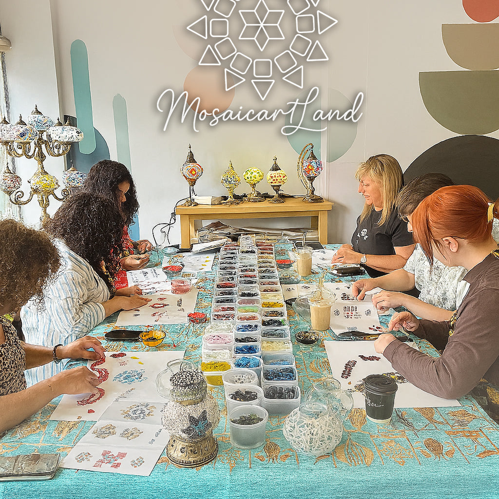 Craft Workshop Make Mosaic Lamp in Leeds