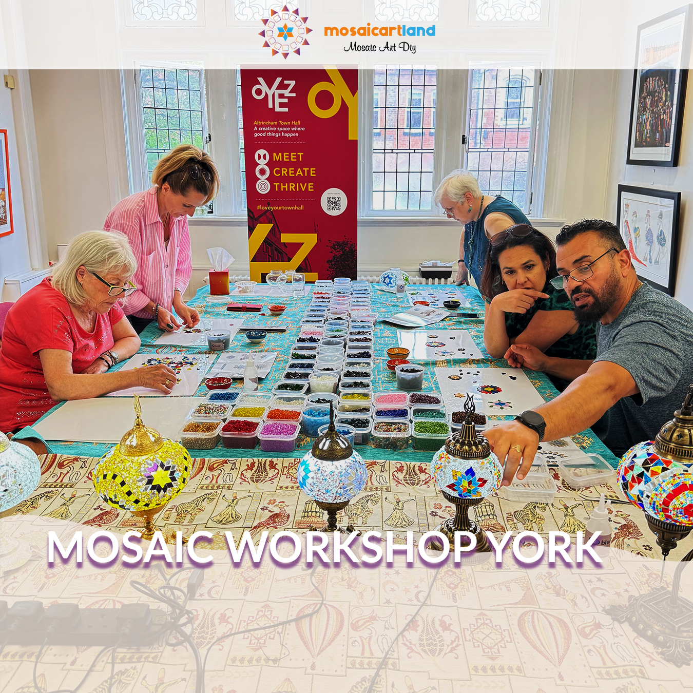 York Mosaic Lamp Workshop – Craft a Turkish Lamp with Us