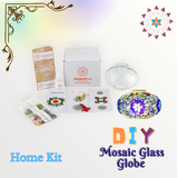 Home Made Mosaic Lamp Glass Globe Kit-1 | Home Made Kits Mosaicartland
